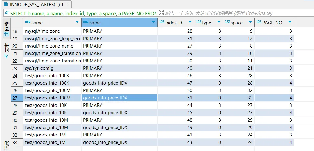 &ldquo;root页信息&rdquo;